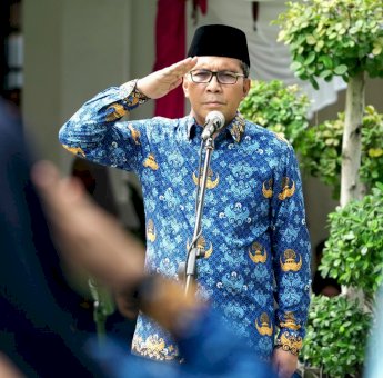 Pimpin Upacara HUT Korpri ke-53, Danny Titip Pesan Jaga Kekompakan dan Setia Pada Pemimpin yang Baru