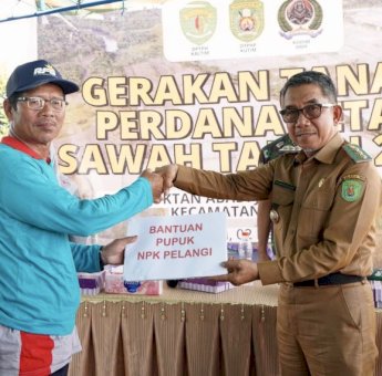 Kutim Resmi Luncurkan Program Cetak Sawah, Dukung Asta Cita Presiden