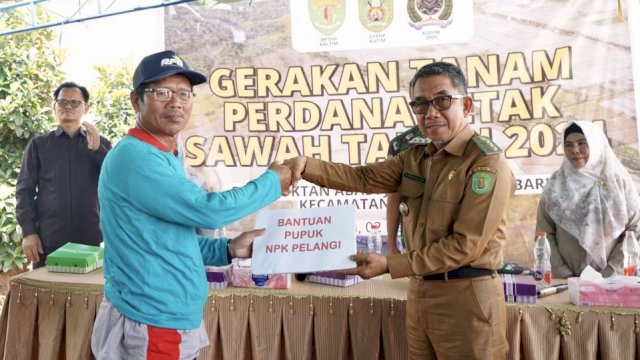 Kutim Resmi Luncurkan Program Cetak Sawah, Dukung Asta Cita Presiden