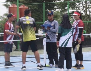 Tim Pickleball Kutim Bidik Tiket Final pada Porprov Korpri III Kaltim