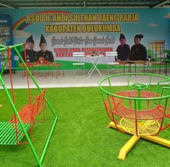 Optimalisasi Pelayanan, RSUD Andi Sulthan Daeng Radja Bulukumba Miliki Taman Bermain