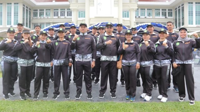 Tim Porprov Korpri Kutim targetkan masuk 5 besar pada Porprov III Kaltim di Kabupaten Paser. 