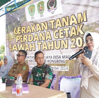 Cetak Sawah Baru, Ardiansyah: Itu Adalah Komitmen Kami untuk Kutim