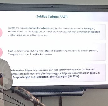 Satgas PASTI, Upaya Kolaborasi OJK Perkuat Pelindungan Konsumen