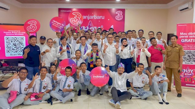Lewat progam H3yStar, Indosat melalui brand 3 menyediakan wadah inspiratif yang menyasar siswa SMA atau Gen-Z. (Dok. Indosat Ooredoo Hutchison)