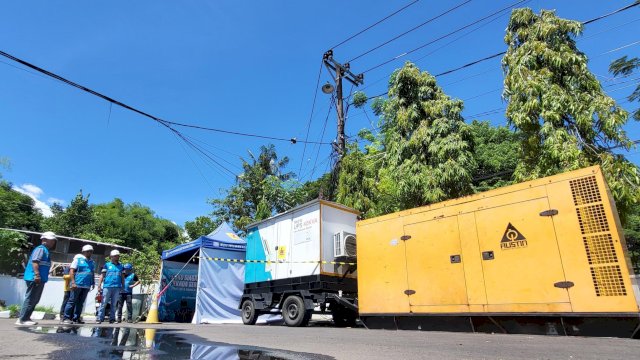 PLN UID Sulselrabar menyiapkan langkah guna mengantisipasi cuaca ekstrem dan pengamanan jaringan listrik. (Foto: Istimewa)