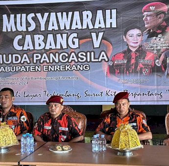 Muscab ke-5 Pemuda Pancasila Enrekang Kukuhkan Haji Saka Sebagai Ketua Terpilih