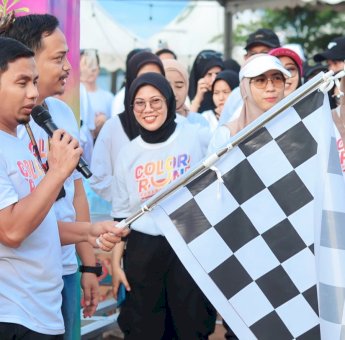 Tasming Hamid Apresiasi Color Run Parepare: Wujud Kebersamaan Masyarakat