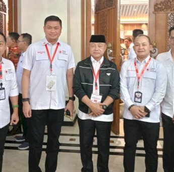 Adnan dan Abd. Rauf Hadiri Langsung Munas PMI Ke-XXII di Jakarta