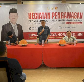 Edward Horas Gelar Pengawasan APBD, Perbaikan Drainase Guna Antisipasi Banjir Jadi Sorotan Warga