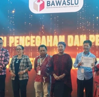 Paling Aktif Lakukan Pencegahan dan Pengawasan Partisipatif se-Indonesia, Bawaslu Sulsel Raih Penghargaan Nasional
