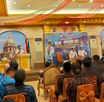 Uji Publik Calon Ketua KNPI Makassar, Program Hub Creative yang Digagas Ikram Tuai Apresiasi Panelis