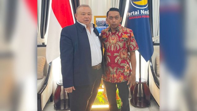 Sekretaris DPW Partai NasDem Sulawesi Selatan, Syaharuddin Alrif, saat menghadap ke Dewan Pimpinan Pusat (DPP) Partai NasDem di Jakarta, Jumat (20/12/2024). (Foto: Istimewa)