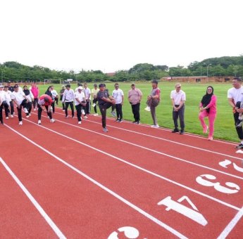Pemkab Gowa Hadirkan Fasilitas Jogging Track Berbahan Rubber Berstandar Nasional