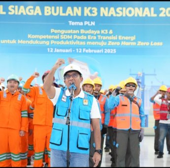 Perketat SOP dan Budaya K3, PLN Serentak Gelar Apel Bulan K3 Nasional