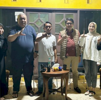 Bahas Rencana Bakti Sosial, Himaprodi PBSI UNM Sowan ke Bupati Sidrap Terpilih Syaharuddin Alrif