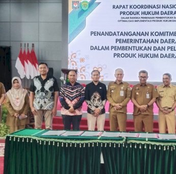 Ciptakan Perda yang Efektif dan Efisien, Bapemperda DPRD Sulsel Hadiri Rakornas Produk Hukum Daerah di Samarinda