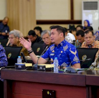 Hadiri Rakor Forkopimda Sulsel, Adnan: Semoga Dana Bagi Hasil Daerah Segera Terbayarkan