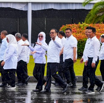 Husniah dan DM Atusias Ikut Gladi Bersih Pelantikan Bupati dan Wabup Gowa