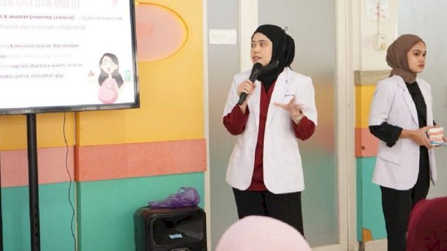 Ket: Sosialisasi Kesehatan Gigi di RSUD Andi Makkasau Parepare