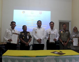 Tingkatkan Investasi, Pemkab Enrekang Tandatangani MoU Bersama Kejari dan BPN