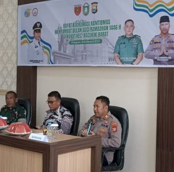 Jelang Ramadan, Kecamatan Bacukiki Barat Gelar Rakor Ketertiban dan Keamanan