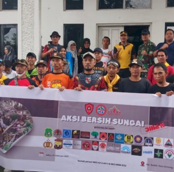 Syaharuddin Alrif Pimpin Gerakan Bersih Sungai dan Mitigasi Bencana di Sereang