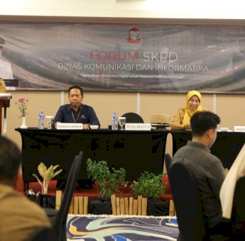 Buka Forum Perangkat Daerah Dinas Kominfo Makassar, Muh Yasir Tekankan Pentingnya Optimalisasi Infrastruktur Digital