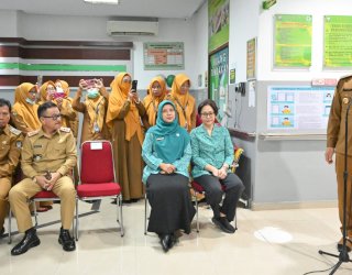 Pj Gubernur Sulsel Launching Program Pemeriksaan Kesehatan Gratis di Puskesmas Tamalate
