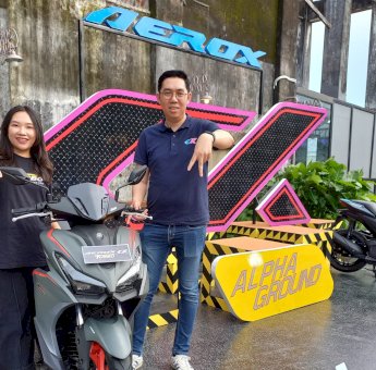 Keren, Begini Cara PT SJAM Perkenalkan Aerox Alpha di Kota Makassar