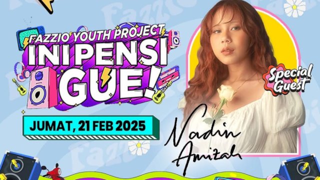 PT SJAM bakal menghadirkan penyanyi Nadin Amizah dalam puncak event Yamaha Fazzio Youth Project (FYP) di SMA Negeri 17 Makassar, Jumat (21/2/2025). (Foto: Istimewa)