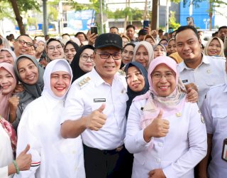 Pimpin Apel Pagi Terakhir, Banjir Air Mata Iringi Danny Pomanto Saat Berpamitan