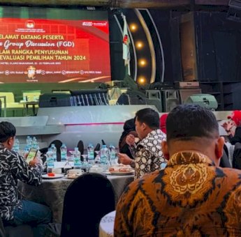 KPU Sulsel Gelar FGD Guna Evaluasi Pilkada 2024, Transparansi Jadi Pembahasan Utama