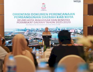 Wawali Makassar Aliyah Mustika Ilham Buka Orientasi Dokumen RPJMD dan Renstra Perangkat Daerah