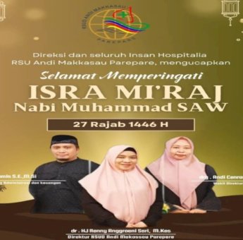 RSUD Andi Makkasau Parepare Jadikan Isra’ Mi’raj sebagai Momentum Peningkatan Pelayanan