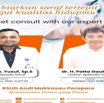 Waspadai Saraf Terjepit, Kenali Gejala dan Penanganannya di RSUD Andi Makkasau Parepare