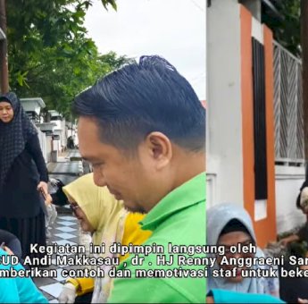 Sambut HUT Kota Parepare ke-65, RSUD Andi Makkasau Gelar Aksi Kerja Bakti