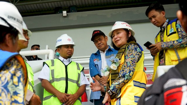 Ket: Wali Kota Parepare Tasming Hamid bersama Dirjen PUPR