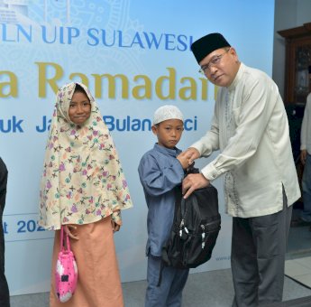 PLN UIP Sulawesi Manfaatkan Ramadan untuk Berbagi Bantuan ke Anak Yatim