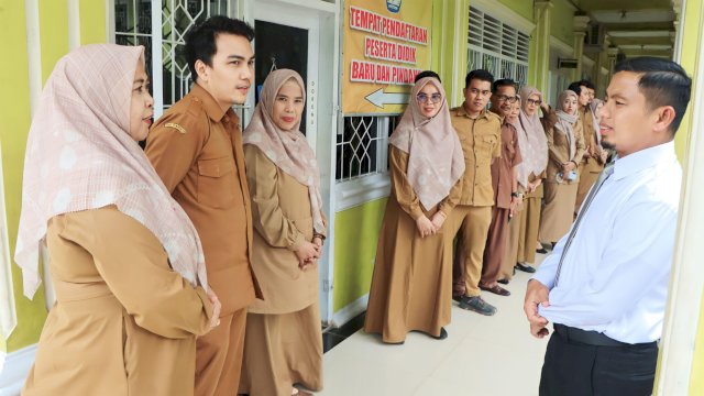 Ket: Wali Kota Parepare, Tasming Hamid kunjungi SMA Maha Putra Tello di Makassar