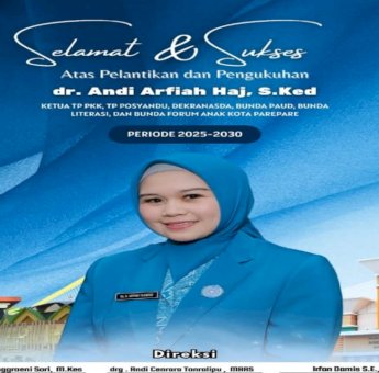 RSUD Andi Makkasau Apresiasi Pelantikan dr. Andi Arfiah sebagai Ketua TP PKK dan Dekranasda