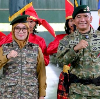 Bupati Gowa Husniah Talenrang Jadi Warga Kehormatan Divif 3 Kostrad