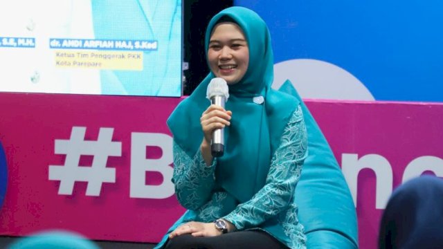 Ket: Ketua TP PKK dr. Andi Arfiah Tasming