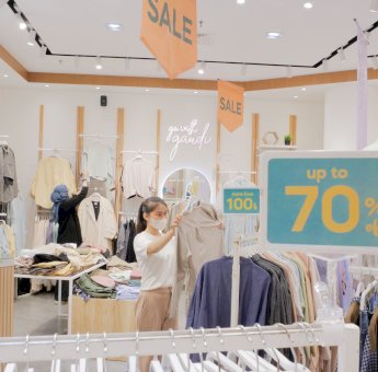 Midnight Sale MaRI dan NIPAH PARK, Banyak Brand Fashion Diskon 70 Persen