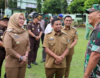 Bupati dan Wakil Bupati Barru Hadiri Kunker Pangdam XIV/Hasanuddin di Parepare
