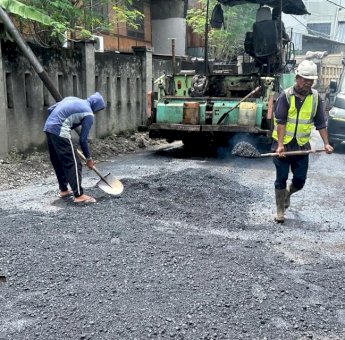 Tindak Lanjuti Keluhan Warga, Pemkot Parepare Perbaiki Jalan Jompie