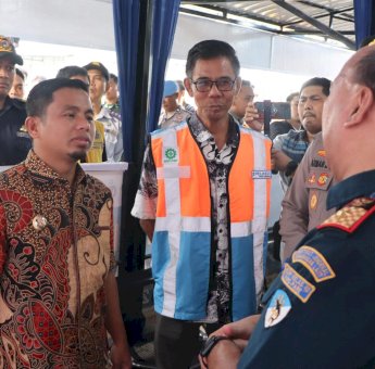 Wali Kota Parepare Tasming Hamid dan Forkopimda Pantau Arus Mudik di Pelabuhan Nusantara