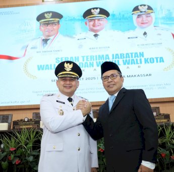 Sertijab Wali Kota Makassar, Munafri Arifuddin Terima Estafet Kepemimpinan dari Danny Pomanto