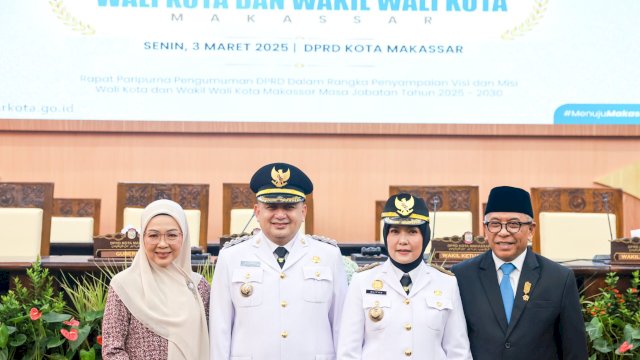 Wali Kota Makassar, Munafri Arifuddin dan Wakil Wali Kota Makassar, Aliyah Mustika Ilham segera fokus menjalankan sejumlah program prioritasnya. (Foto: Istimewa)