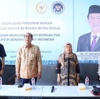Sosialisasi Program Makan Bergizi Gratis Bersama Mitra Kerja BGN di Kota Makassar